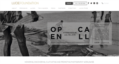 Desktop Screenshot of luciefoundation.org